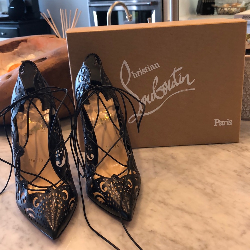 Christian Louboutin Impera 120 Calf/PVC
